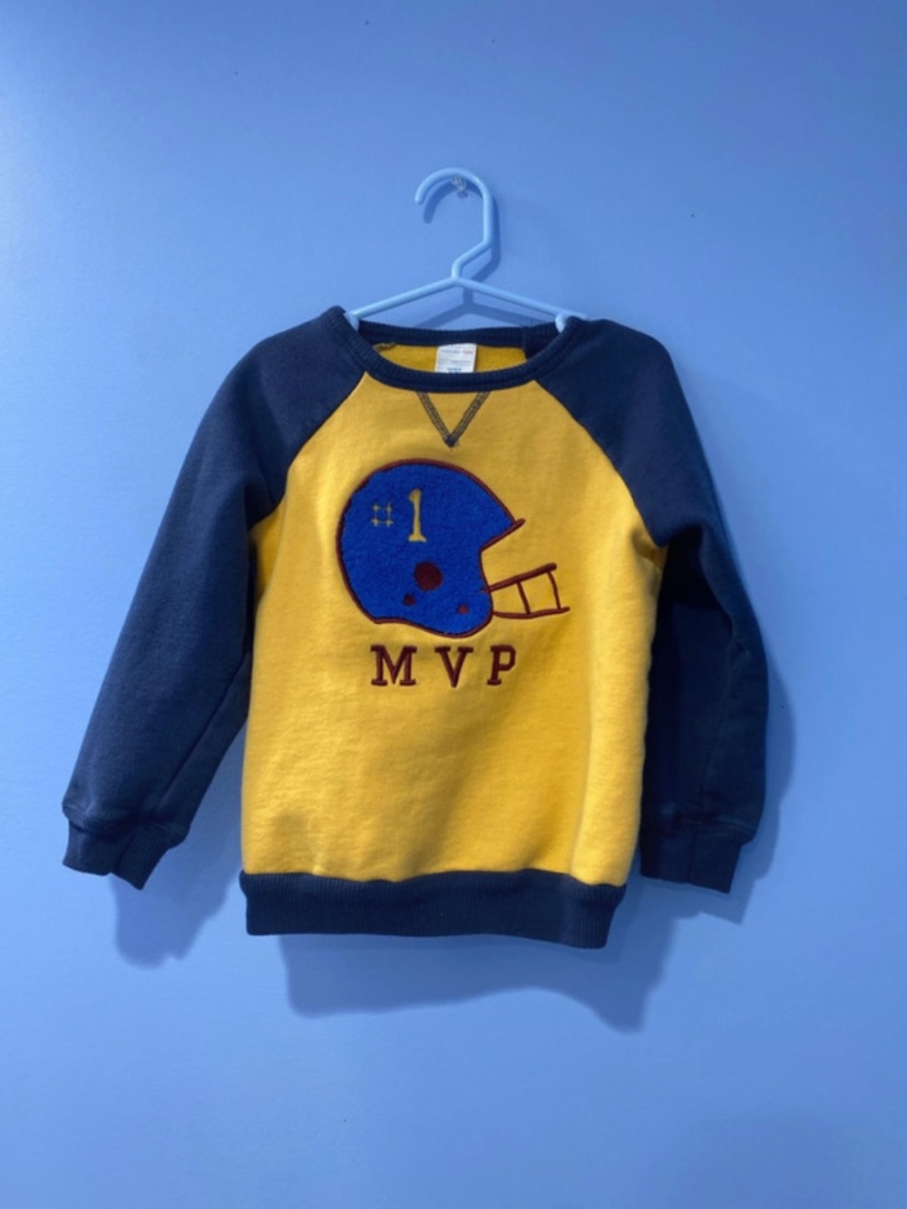 Boys 4T football theme sweatshirt